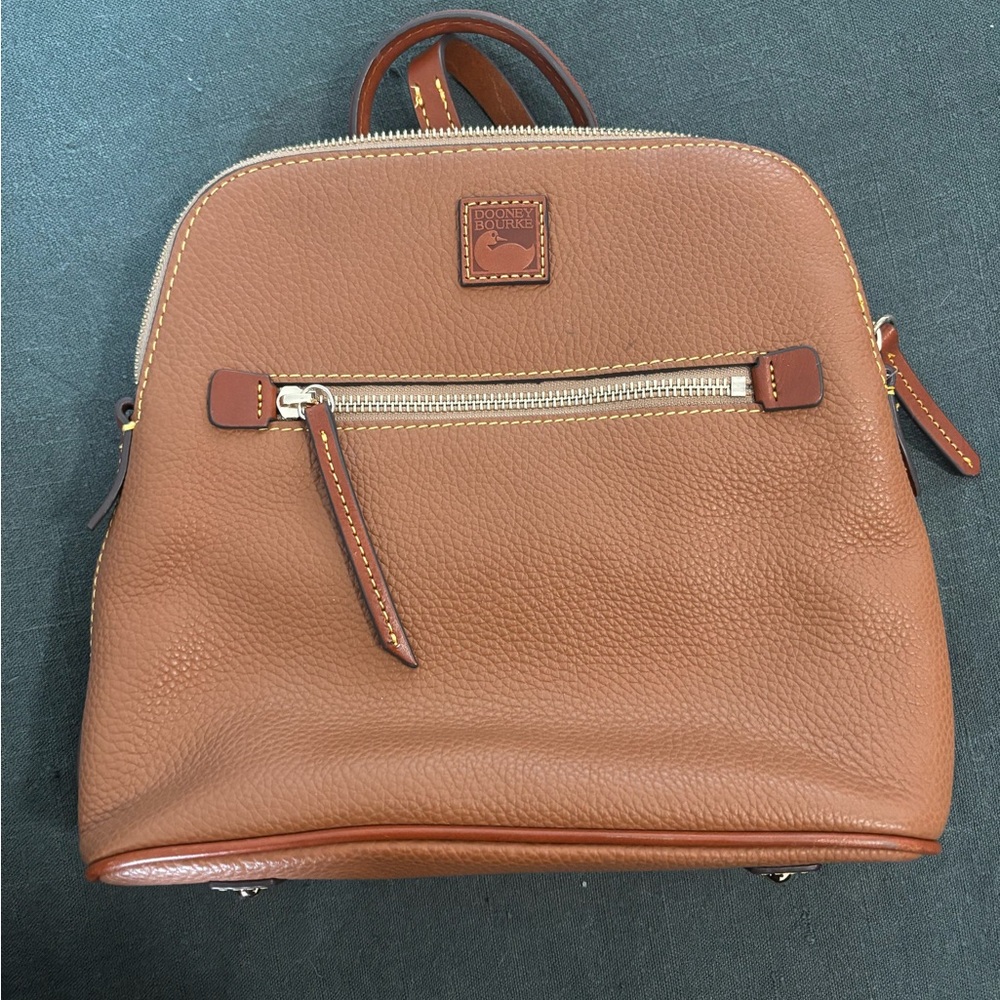 Dooney & Bourke Brown Leather Backpack
